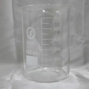 Gelas Beaker 600ml / Gelas Kimia 600ml Kaca Tebal – Alat Ukur Laboratorium – Panca Sakti