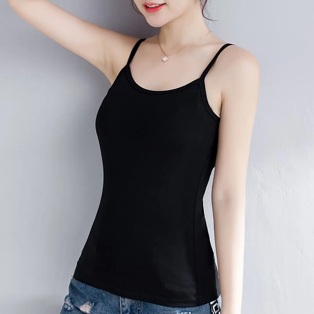(Chubby Bigsize) Áo 2 Dây Cotton Dáng Dài bigsize 50-85kg Top Nữ