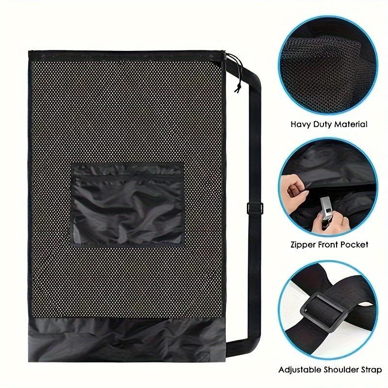 Product Introduction of Large Capacity Ball Storage Bag, 1 Count Portable Mesh Ball Bag with Drawstring, Ball Storage Bag for Football, Basketball, Tennis, Volleyball, Sports Accessories 2