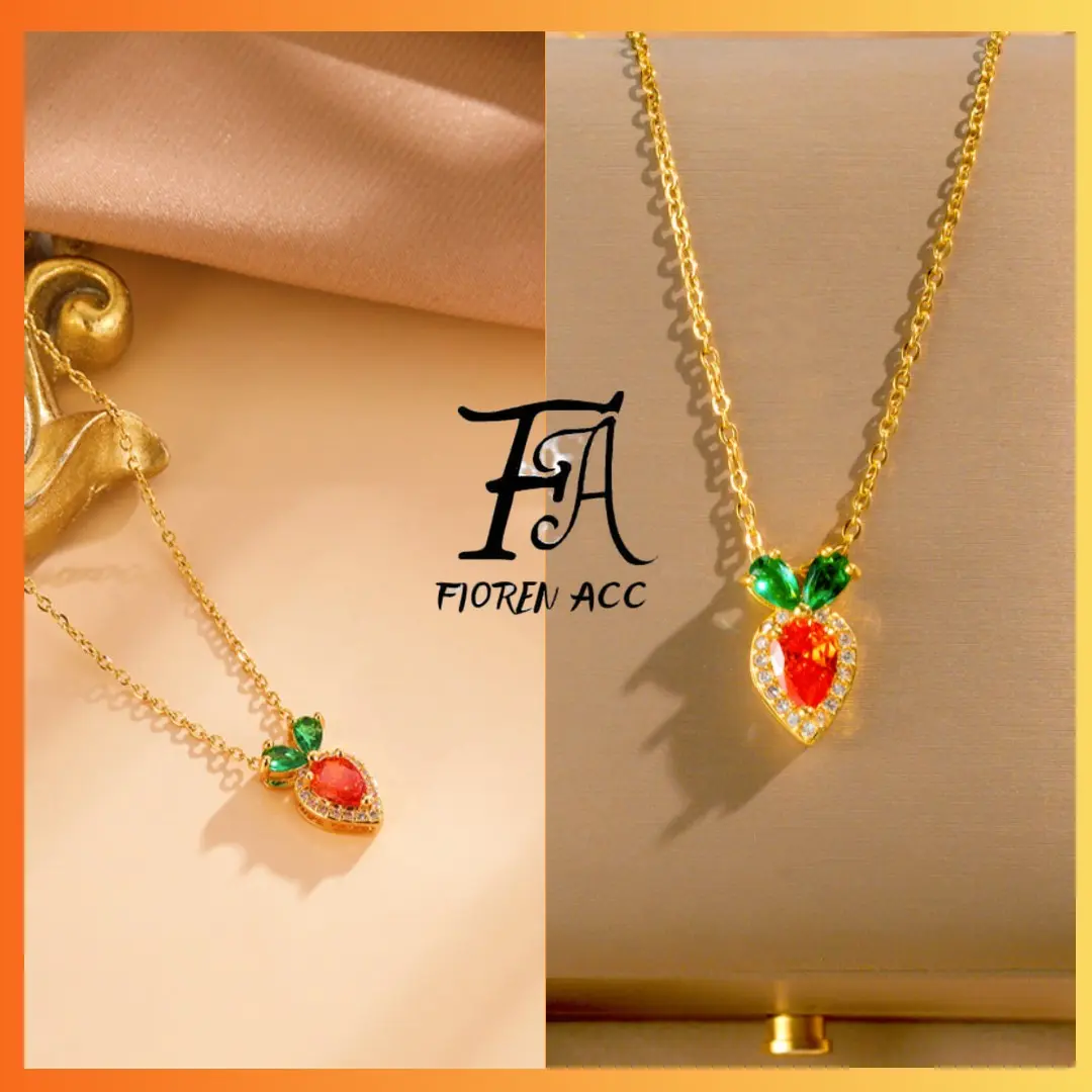 FA  Kalung Wortel Kalung Anak Kalung Titanium Accesoris Korea Fashiun Style YRY-X018 Fashion Cantik Costume