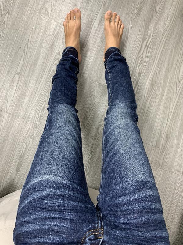 [PP_80] M-H Quần jean nam PP xanh trơn chất denim dày dặn co dãn tốt, quần bò nam boy phố chất