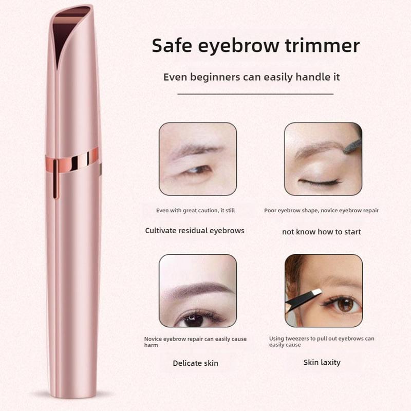 Product Introduction of Electric Eyebrow Trimmer Ladies Automatic Eyebrow Shaving Instrument Beauty Trimmer Tool Rechargeable Shaving Instrument 23