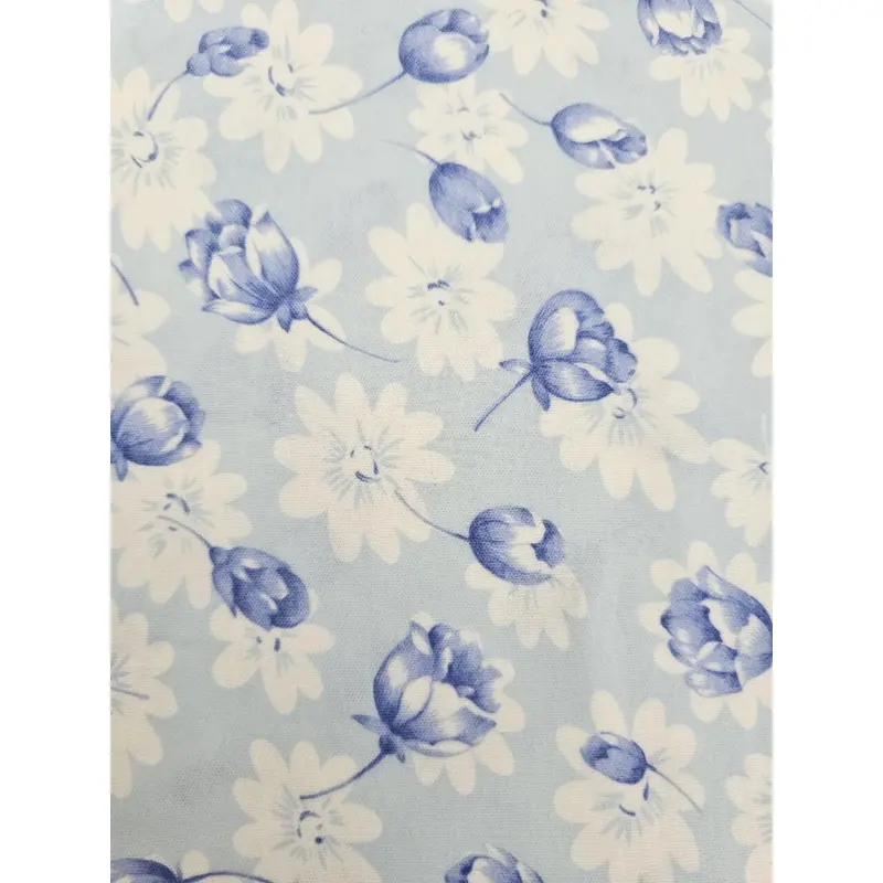Vải thun cotton hoa,  hoa văn màu sắc trang nhã, thấm hút tốt, phù hợp may cho trẻ em, đồ bộ mặc nhà 5
