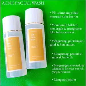 ACNE FW Sabun muka PH seimbang wajah normal berjerawat berminyak Kulit sensitif Semua Jenis Kulit Semua Jenis Kulit Kontrol Minyak