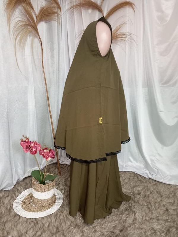 GAMIS SET ANAK PEREMPUAN/GAMIS ANAK/BUSANA MUSLIM ANAK 2