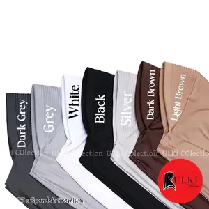 Hijab sport / Bergo Instant/ Bergo Sekolah/ Kerudung Polos / Pet Tebal/ Hijab ULKI collection Spandex Pink Variasi  Muslim Panjang High Standar Dewasa