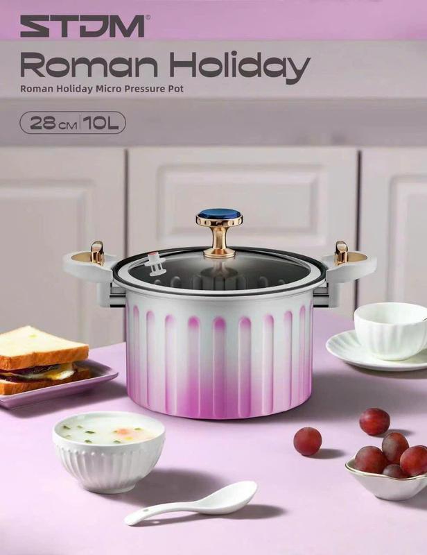 Nồi áp suất mẫu mới Roman Holiday size 28cm dung tích 10L 0