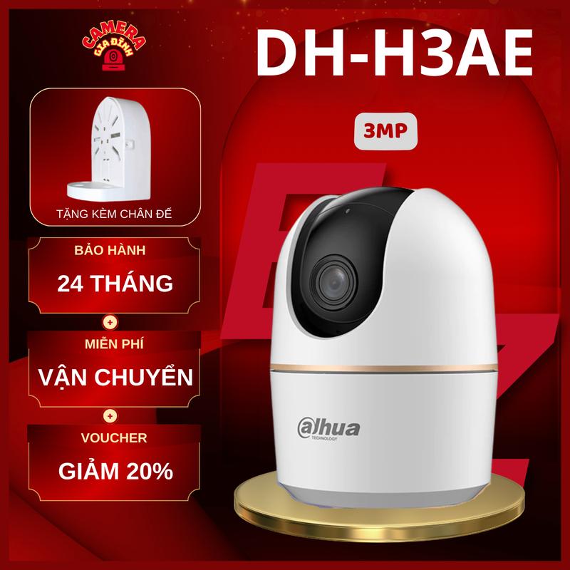 Camera Wifi DAHUA trong nhà HERO A1 3MP VÀ 4MP, quay quét 360 độ, có loa mic đàm thoại, phát hiện chuyển động âm thanh bất thường, mã H3AE