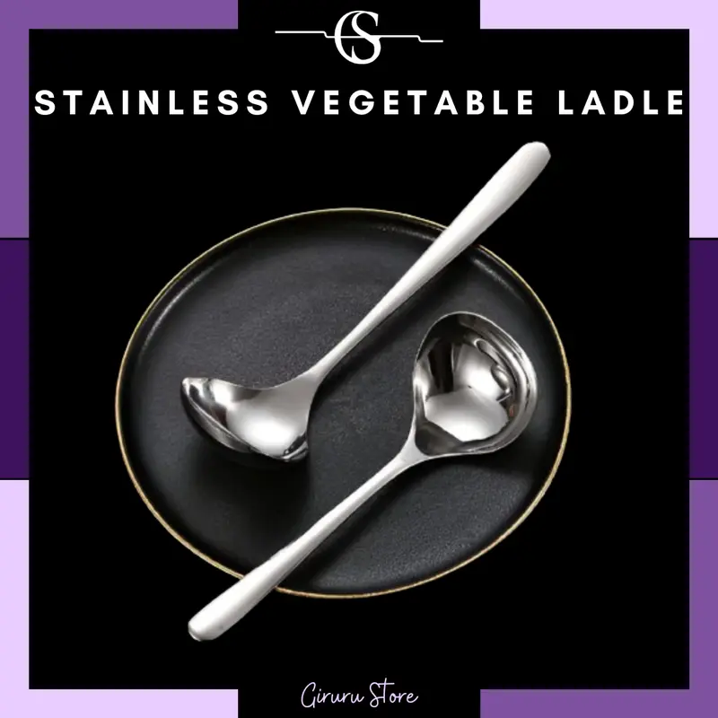 Sendok Sup Sayur / Centong Kuah / Soup Spoon Long / Centong Sayur Stainless 0