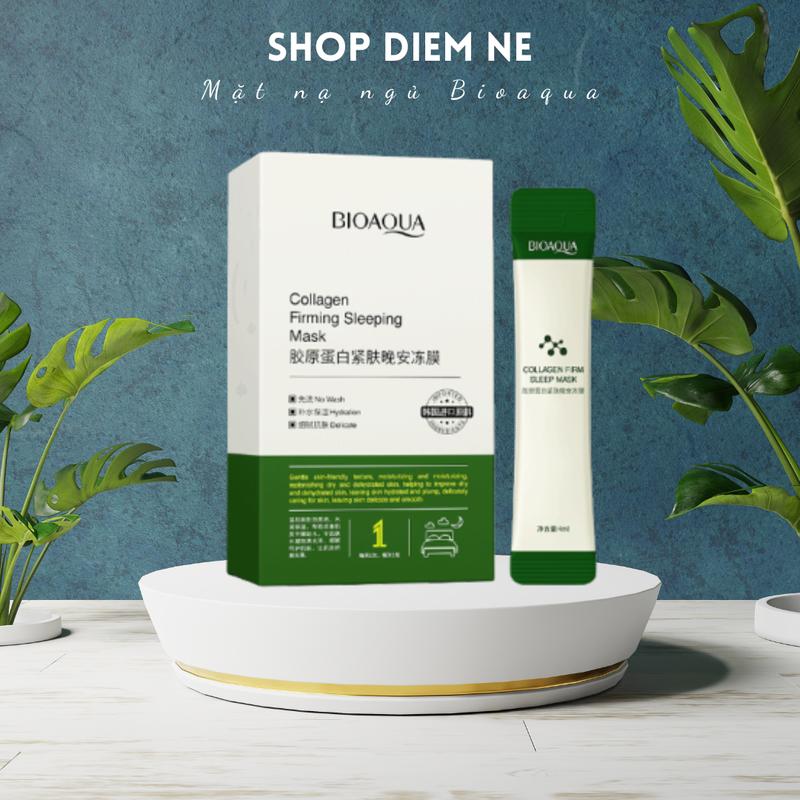 [Combo 2 hộp] mặt nạ ngủ collagen Bioaqua dưỡng da, cấp ẩm Skincare Nữ Kem Face