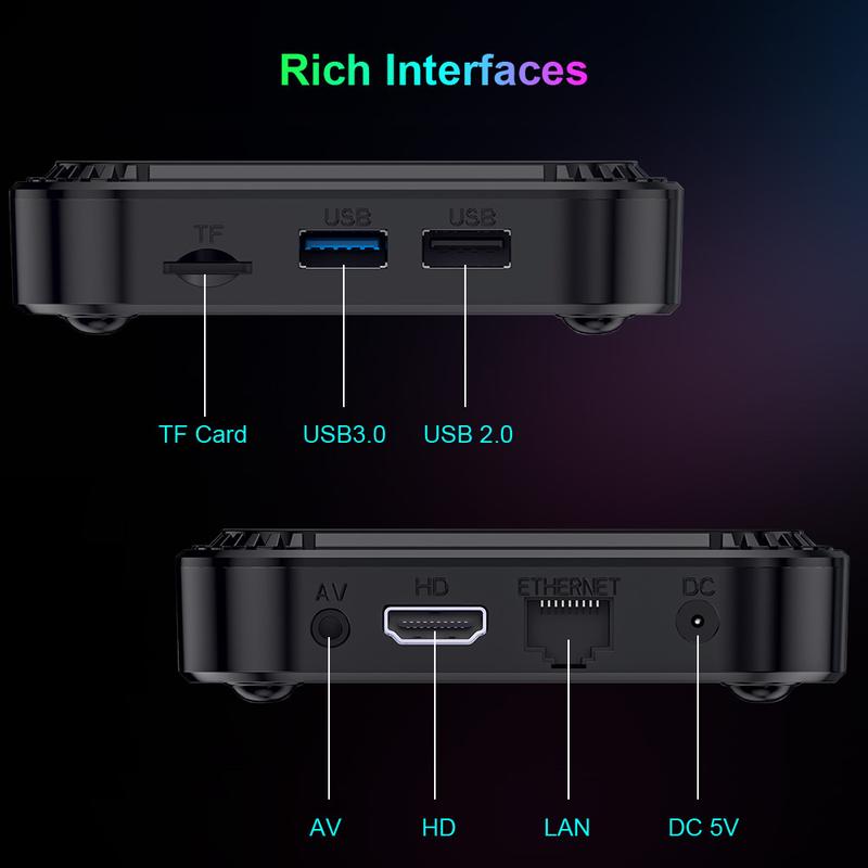 Product Introduction of Android 13.0 TV Box,HK1 RBOX 4GB RAM 64GB ROM Quad-Core WiFi6 BT5.0 8K HDR10+ Ultra HD USB3.0 20
