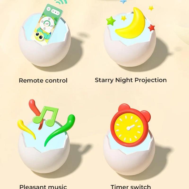 Cartoon Turtle Design Crawling Projection Toy, 1 Box Multifunctional Early Education Crawling Turtle Toy with Sound, Educational Development Toy Gift 5