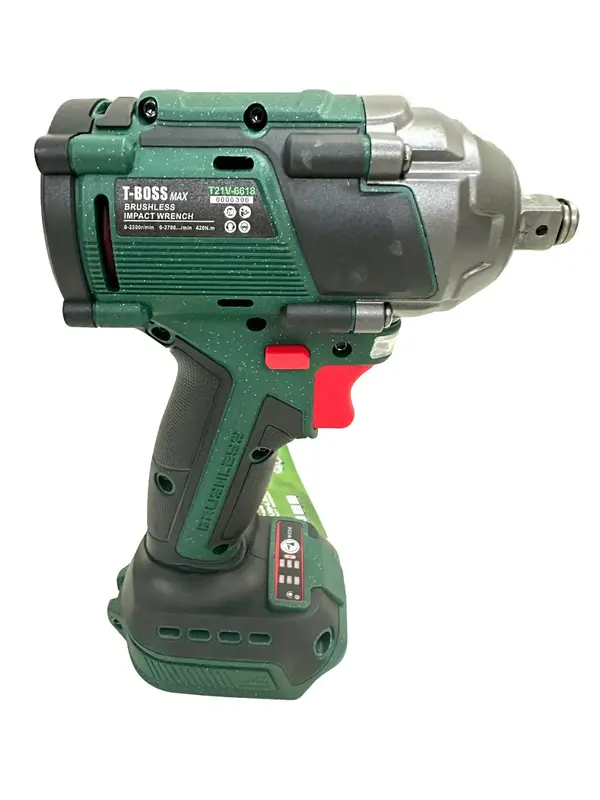 Chính Hãng - Máy Siết Mở Bulong TBOSS Max Model T21V-6618 Lực Siết 420Nm Với Cò Điều Tốc Siêu Mượt. Giúp Bắt Vít Bắn Tôn Dễ Dàng , Tiện Lợi 3