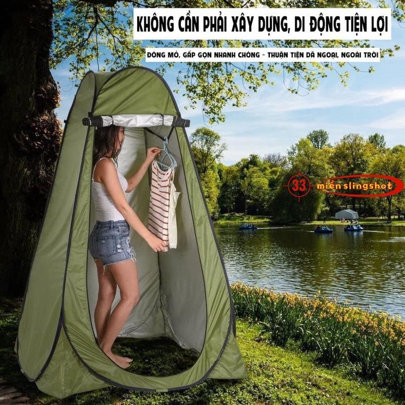 Lều thay đồ, lều cắm trại tự bung, lều vệ sinh dã ngoại kín đáo bền đẹp dùng cho du lịch ngoài trời, dã ngoại cắm trại tiện lợi - DCP15 Phụ Kiện Camping Cao Su Nam 6