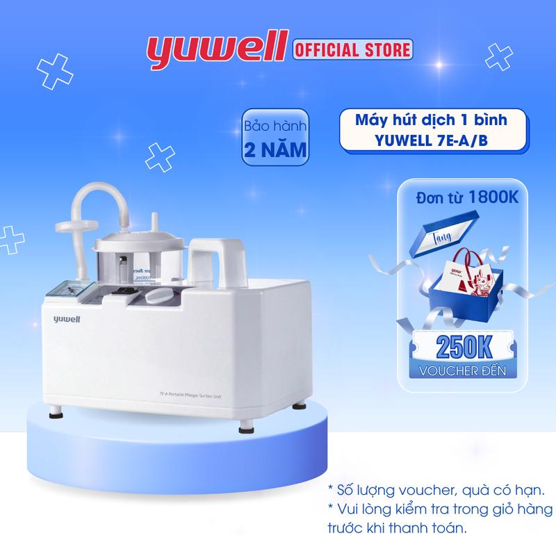 MÁY HÚT MŨI CHO BÉ YUWELL 7E-A/B CẦM TAY NHỎ GỌN - SỬ DỤNG TẠI NHÀ CHO TRẺ EM VÀ NGƯỜI LỚN Cho Bé Máy Tiệt Trùng   hutmui dụng  cụ đờm