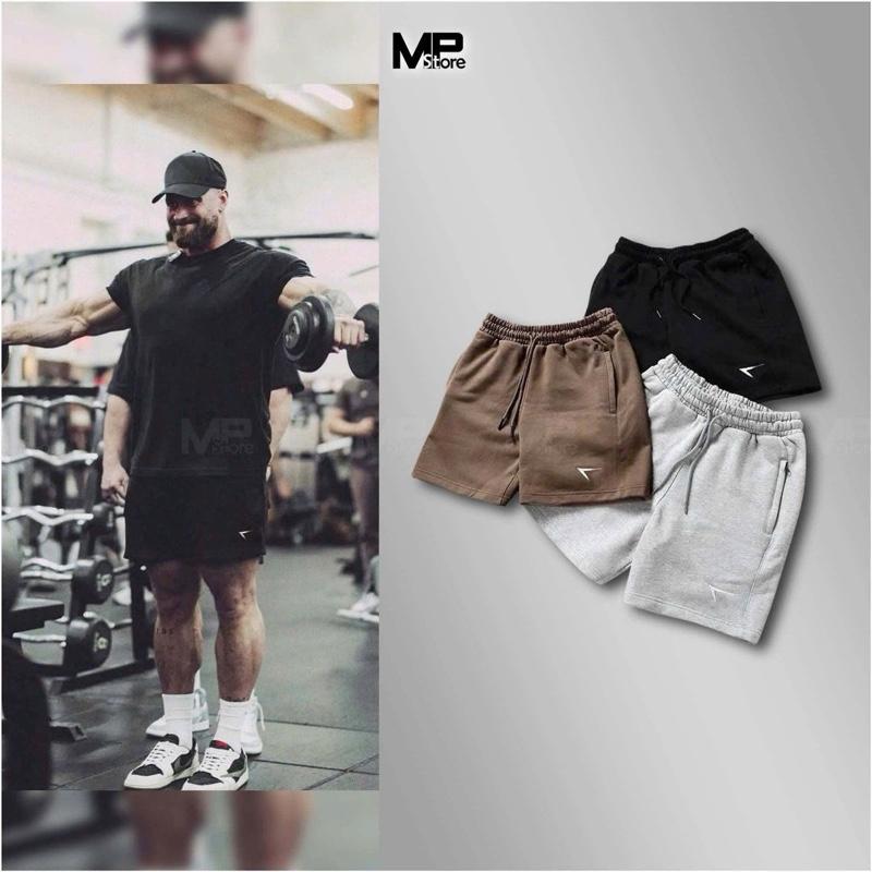 [Best Seller 2025] Quần Short Thể Thao Nam Gym Logo Thêu