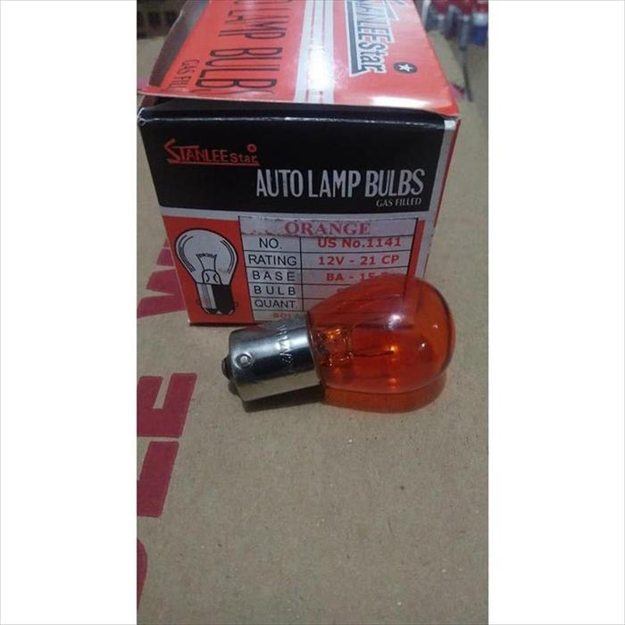 Gambar Lampu Bohlam Sen Orange Mobil 12V Kaki 1 21W Stanlee Star 1141 dari JayaRayaParts Kab. Tangerang Tokopedia