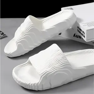 [BAS] Sandal Slide Adilette Pria Wanita Model Terbaru Premium Eva Extralight Woody /  Shoes  Platform