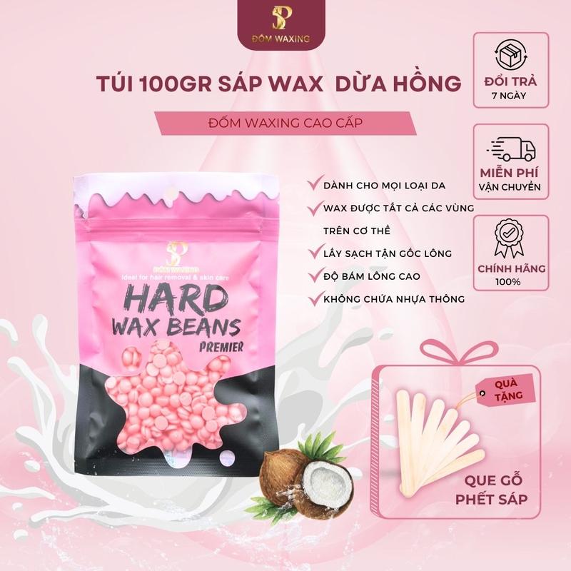 Sáp Wax Lông Túi 100gr Hương Sữa Dừa Màu Hồng ĐỐM WAXING - TikTok Shop ...