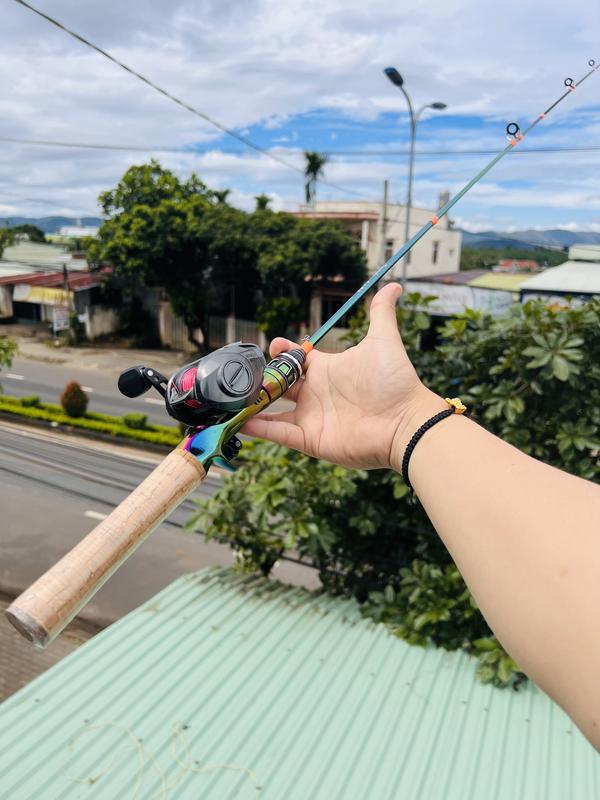 Combo Cần UL Titan + Máy Noeby Nonsuch Max 2023 (Tặng 1 cuộn pe 7 màu, 2m leader Daiwa, 5 khóa lure, 5 khóa số 8) Đi Câu Bắt Cá Fishing Câu Cá cau  ilure