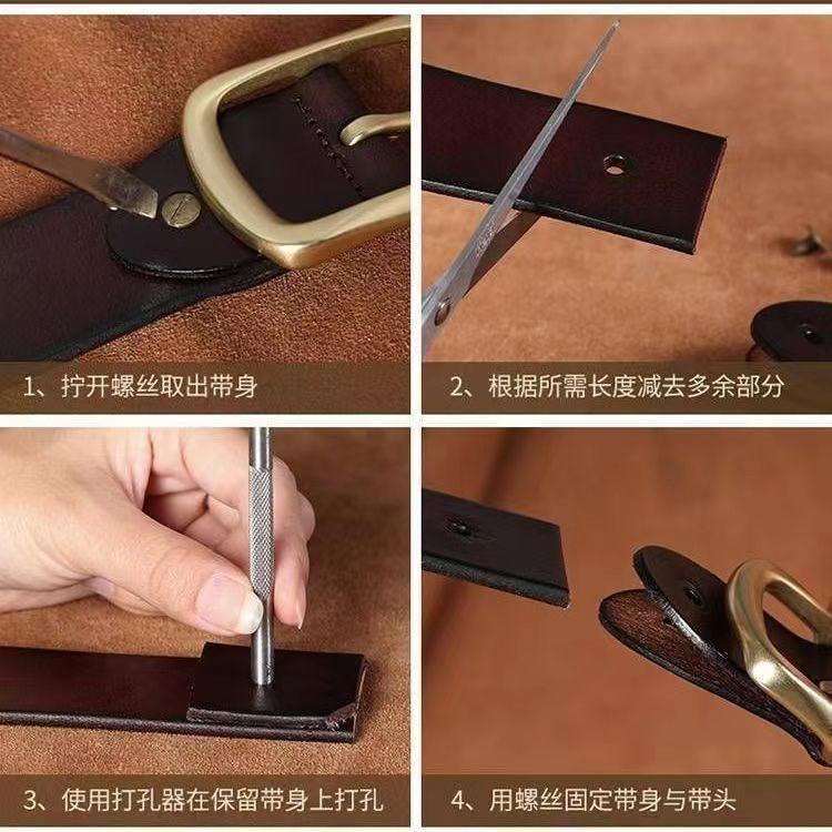 Thắt Lưng Khóa Chốt, Unisex, Hợp Xu hướng, Bán Chạy Nhất, Thường Ngày, Bền, Thắt Lưng Nhấn Thoải Mái, Thích Hợp Sử Dụng Trong 10 Năm, Hàng Mới Về 8