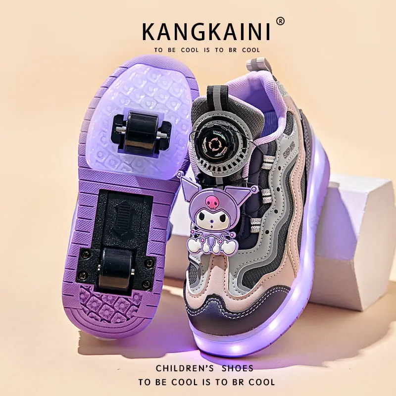 Heelys Perempuan, Clow M, Kasut Roda, Skating Kanak-kanak dengan Roda, Kasut Berjalan, Sesuai untuk Kanak-kanak Pertengahan dan Besar, Musim Panas 2025 Ketibaan Baru