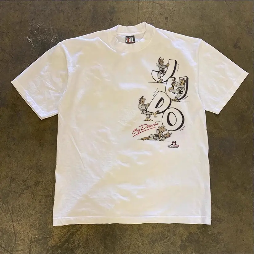 Áo Phông Nam Nữ Cổ Tròn Phối Họa Tiết Võ Thuật JUDO Phong cách Cá Tính Năng Động, Chất Vải Cotton Khô Thoáng Mát M2