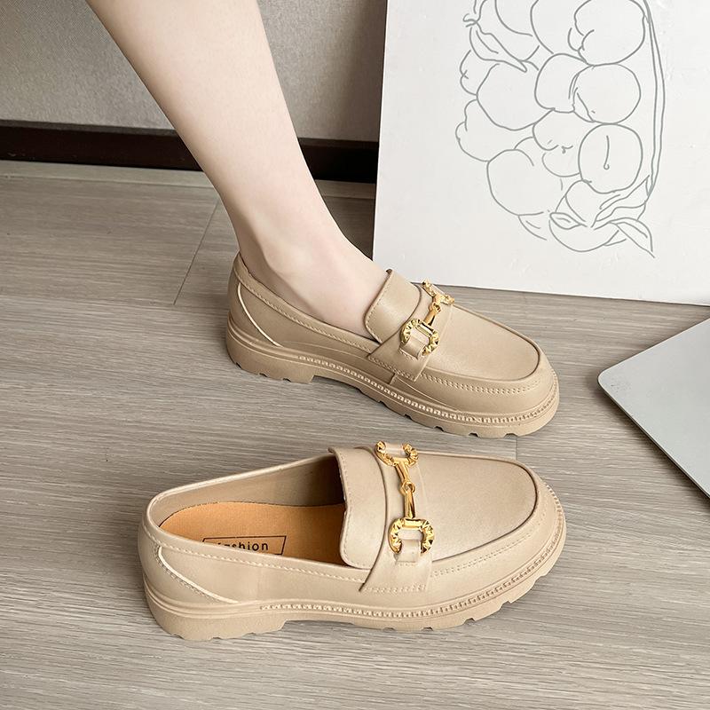 Giày Moca nhựa đi mưa mũi tròn cao 3cm slip on siêu nhẹ thời trang mới nhất A88 V342 8