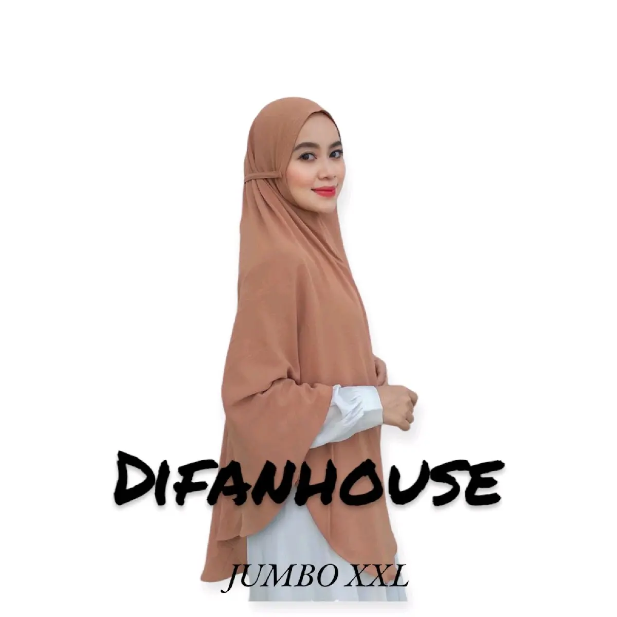 Kerudung Bergo Crinkle Airflow Jumbo XXL Jilbab Instan Premium Syari  Khimar  Cantik