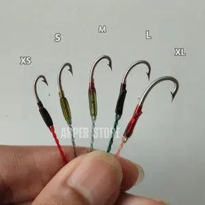 Pancingan Belut Sawah Baja Putih XS-XL