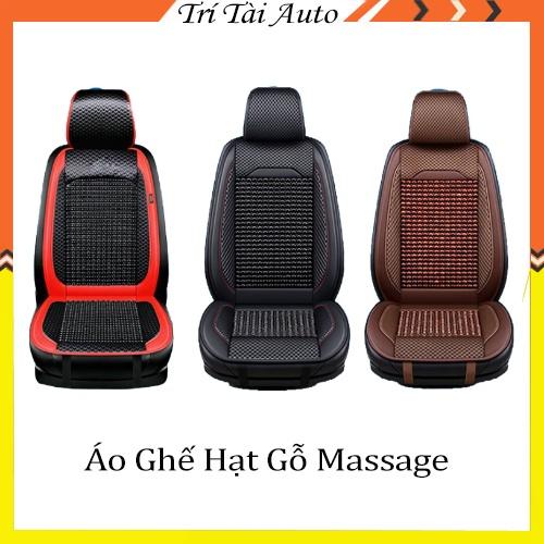 Lót ghế ô tô hạt gỗ massage Chống Nóng Trượt Dùng Cho Ô tô Xe hơi Văn phòng - 1 Áo