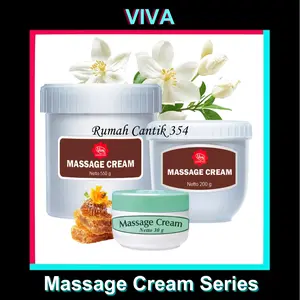 Rumah Cantik Viva Massage Cream (tersedia dalam 3 varian: 30 gr, 200 gr dan 550 gr)