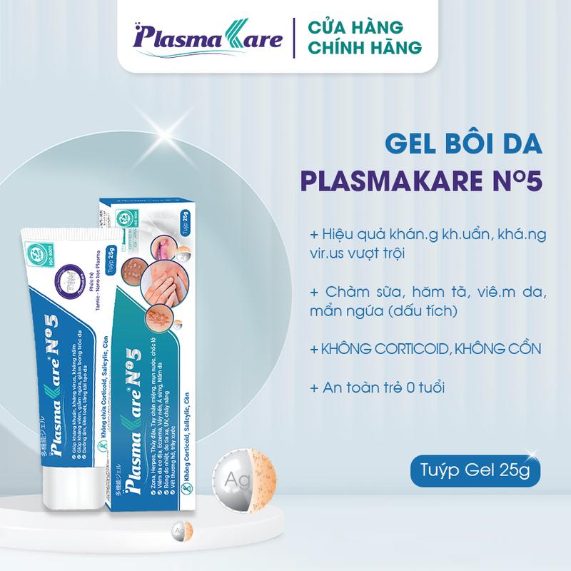 Kem Bôi Da Nano Bạc PlasmaKare No5 Giảm Ngứa, dưỡng ẩm, bảo vệ cho Tất cả các loại da