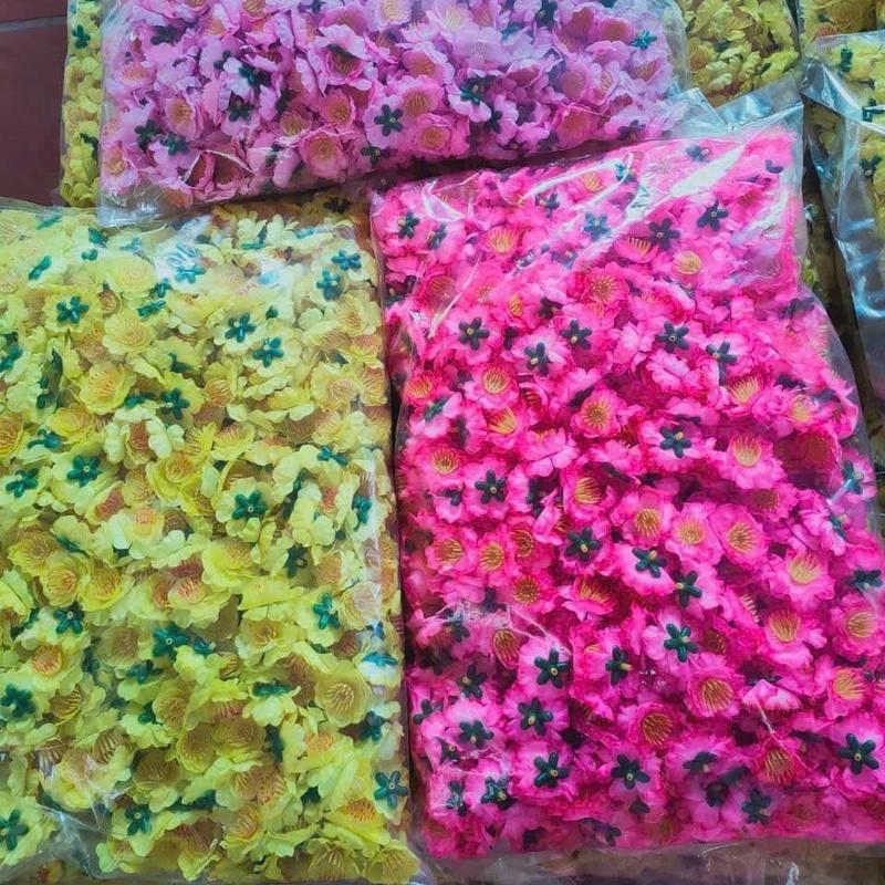 [500g, 1kg] Hoa Mai, Hoa Đào rời gắn cây trang trí ngày têt Nguyên Đán - Decor Phòng - Trang Trí Nhà