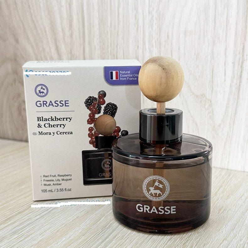 Nước Hoa Ô tô Hàn Grasse Blackberry & Cherry 105ml 4