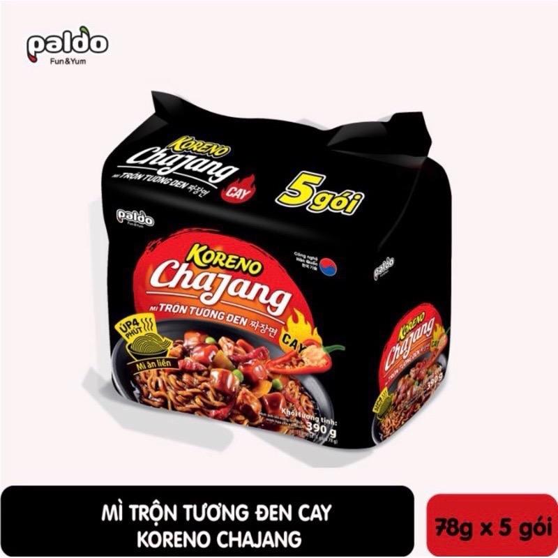 Lốc 5 gói mì trộn tương đen cay/không cay koreno 78*5 gói 2