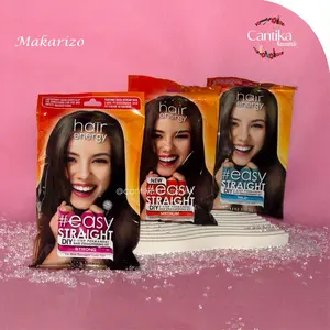 Makarizo Hair Smoothing Set Pelurus Rambut 80ml Tanpa Catok Langkah Mudah Cocok Semua Jenis Panjang Rambut BPOM NA11211000276