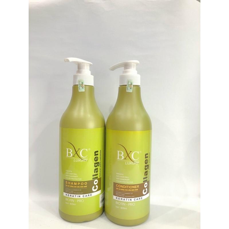 Cặp dầu gội xã dưỡng sinh BXC luxury siêu mềm mượt 800ml Gội Đầu Collagen dầu gội & dầ xả nhuộm màu bảo vệ màu nhuộm go ixa biotin cola gen Chăm Sóc Tóc dau daucap daugoi biotincollagen kích mọc cho tóc hư tổn arganicare collage cap chinhhang combo