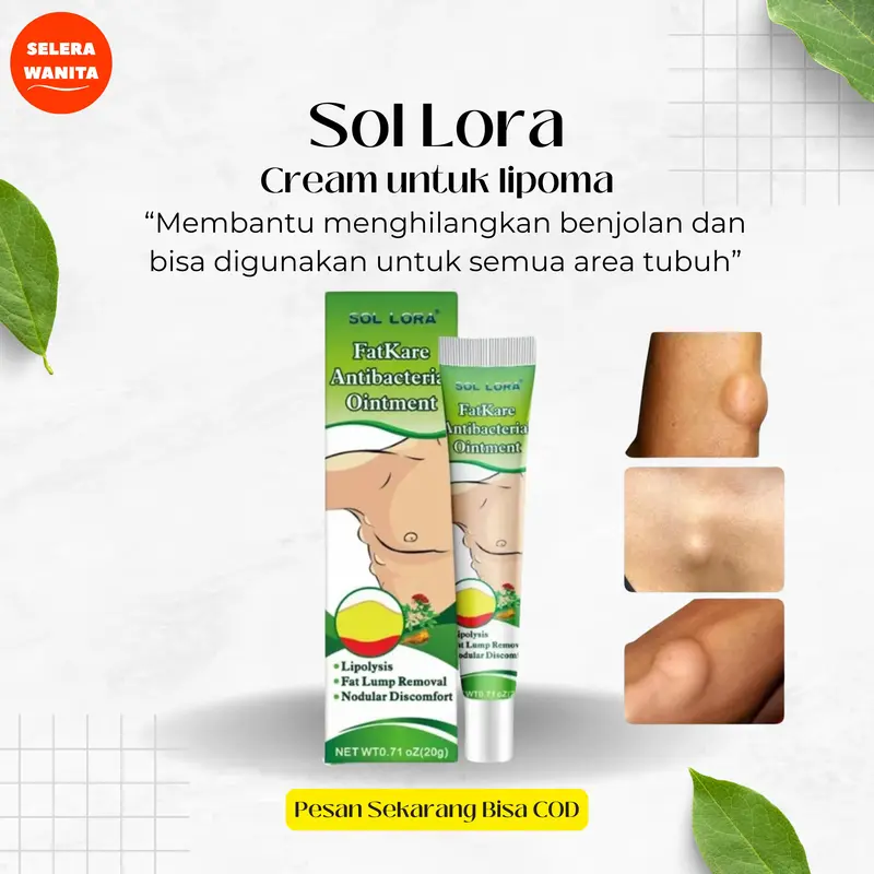 SOL LORA lipoma cream salep benjolan 100% Original Herbal Ampuh lipoma cream salep benjolan 7 days lipoma removal cream 0