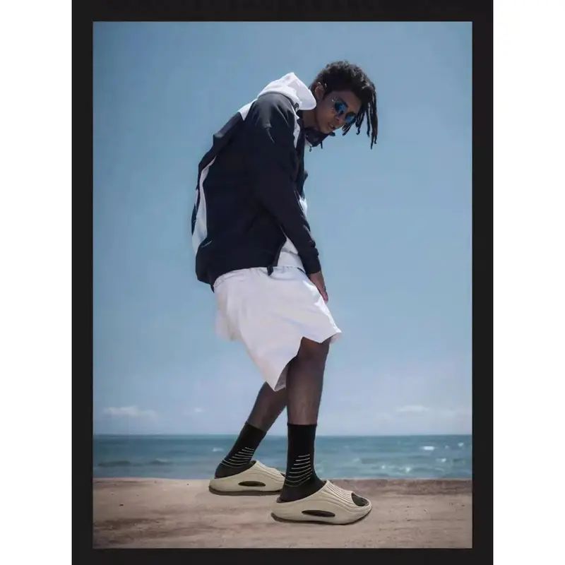 Chinelos unissex de conforto em EVA removível de dupla camada, antiderrapantes e fáceis de calçar