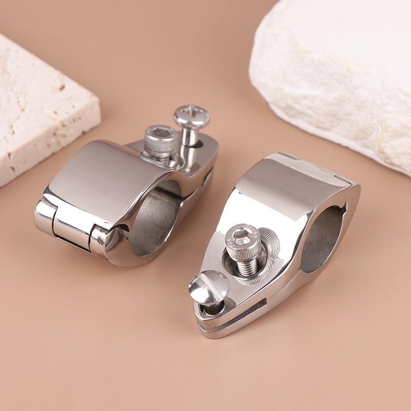 Tay áo bằng thép không gỉ, được đánh bóng gương, được làm bằng thép không gỉ 316, tay áo thân mở, thích hợp cho phần cứng mái hiên du thuyền và hàng hải 7