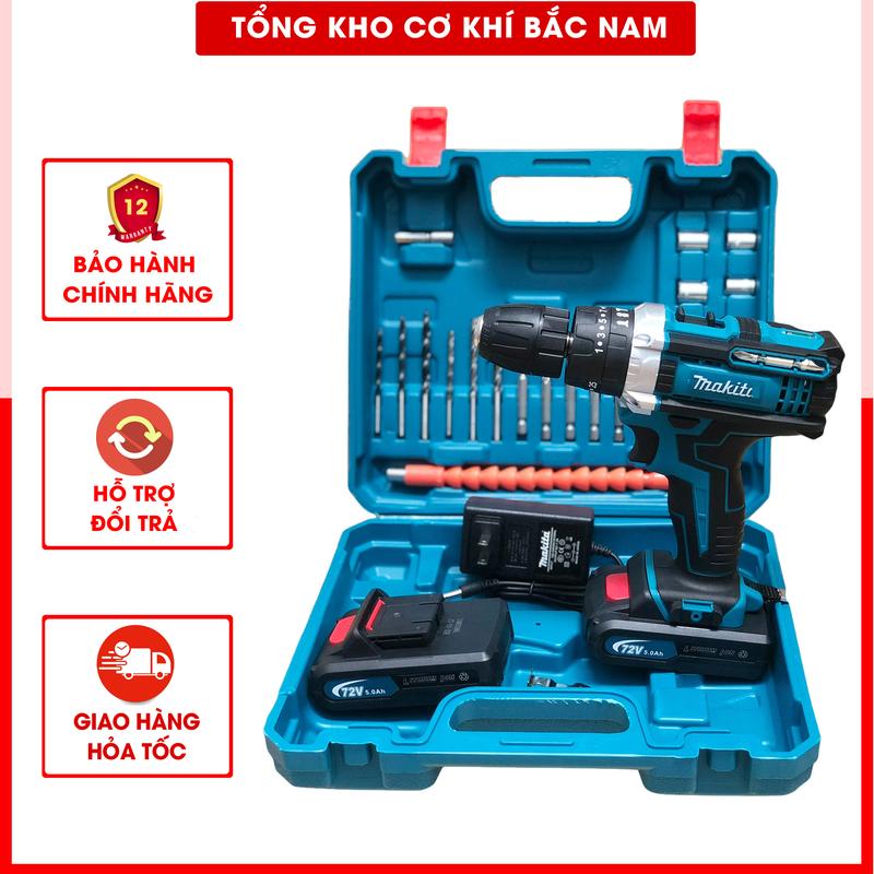 Máy khoan MA.KTA 3 chức năng: Búa, Khoan, Vít. Khoan mini sử dụng gia đình dùng để khoan tường, khoan gỗ, bắn vít sắt, nhôm kính, thạch cao, gỗ nội thất...