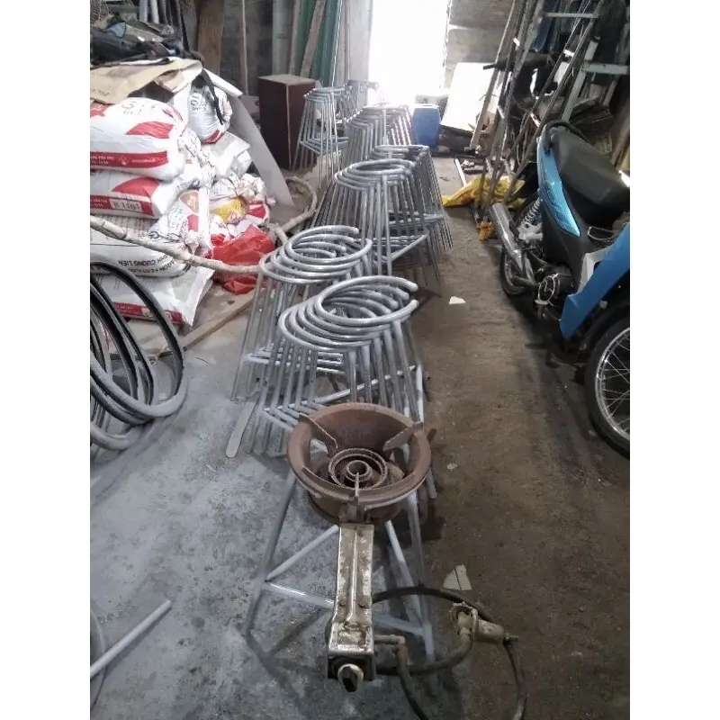 Giá để bếp ga công nghiệp cao 40cm đường kính 30cm 4
