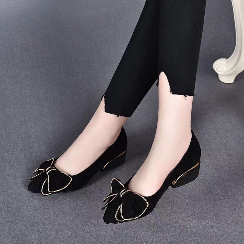 Product Introduction of Giày Nữ, Cắt Thấp, Đế Bằng, Da Mềm Thật Thắt Nơ, Hàng Mới Về 2024, Dễ Phối Đồ, Da Mềm Lì, Thích Hợp Cho Mùa Hè, Da Thật Shoes 15