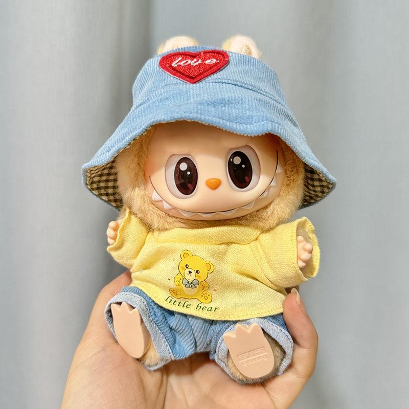 [clothes only ] Labubu doll clothes 17cm macaron Labubu Time to chill doll clothes for labubu doll accessories 6