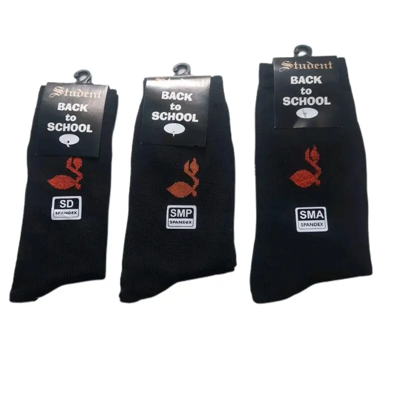 PAKET 6 PASANG KAOS KAKI ANAK SEKOLAH SD SMP SMA PRIA DAN WANITA 3