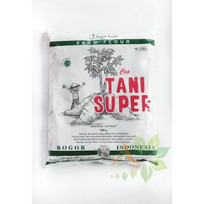 TEPUNG SAGU TANI SUPER 500 GR Putih