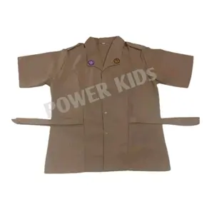 Baju pramuka kerah jas lengan pendek pinggang tali