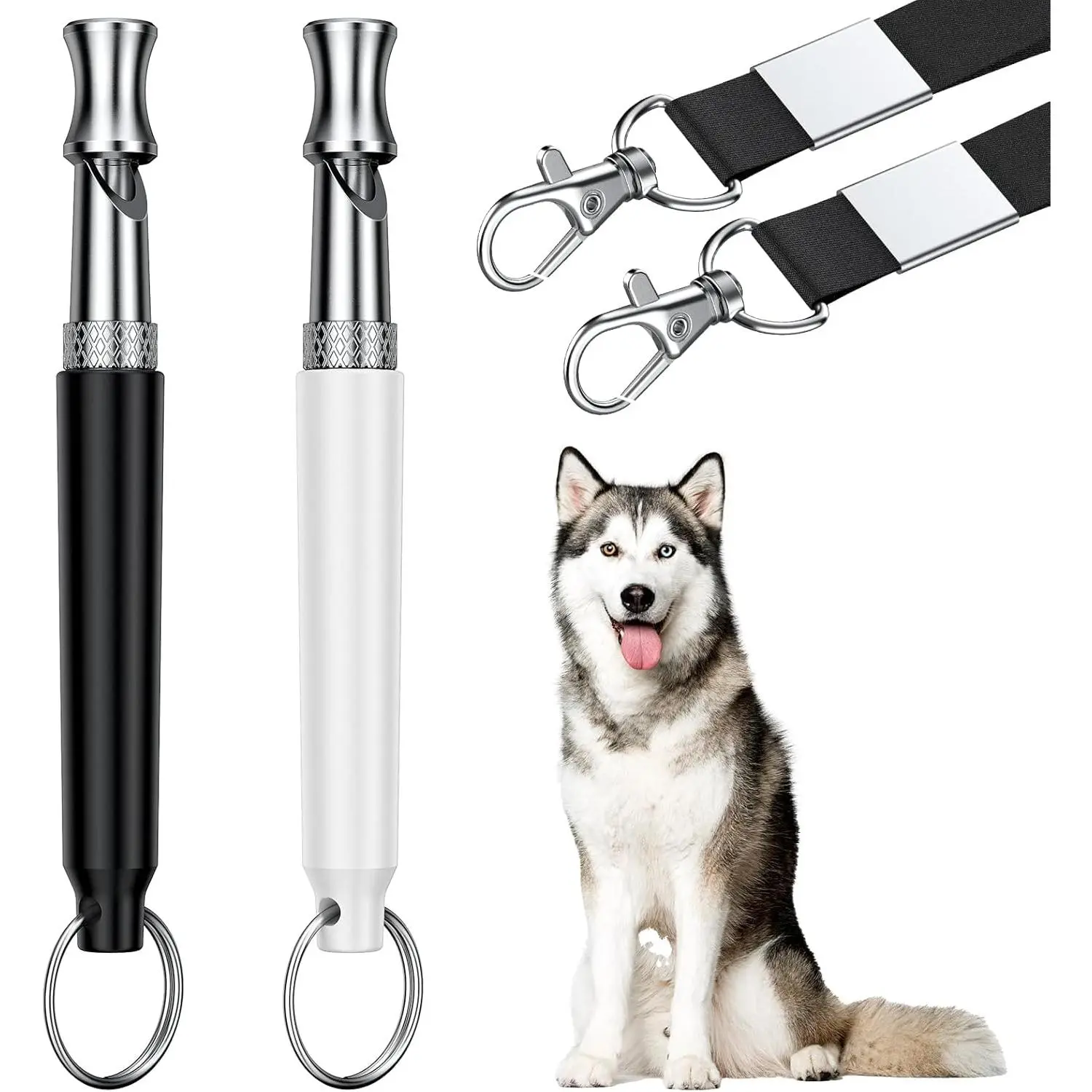 Stop Dog From Barking Incessantly Pack Dog Whistle With Lanyard