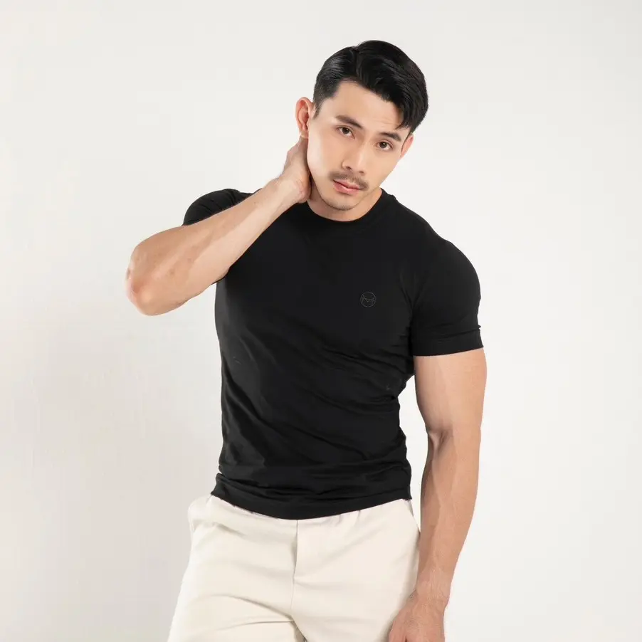 [Tiktokshop trợ giá] Áo thun Bodyfit-new logo - Moah